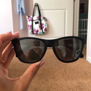 Black Oakley Frogskin sunglasses